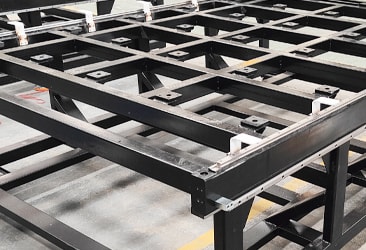 CNC gasket cutter heavy welded chassis